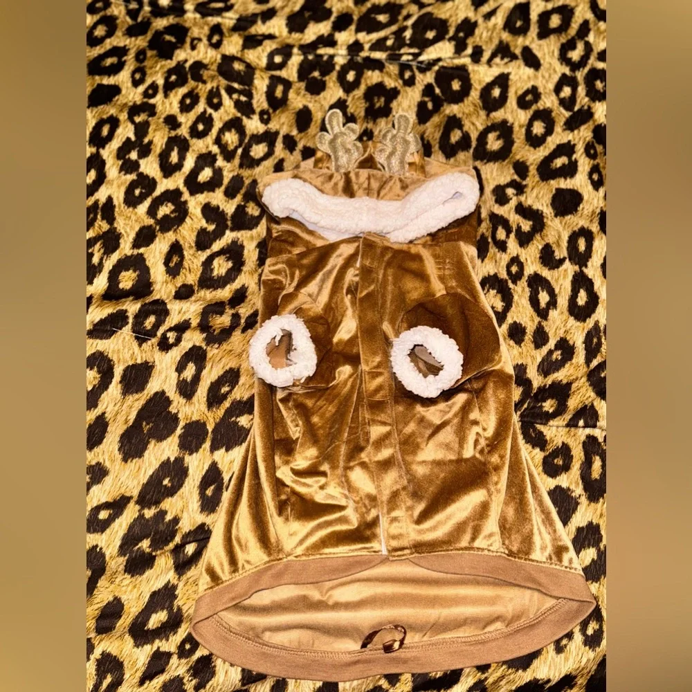 LG REINDEER DOG COSTUME!